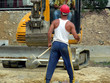 travailleur sur un chantier