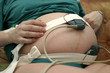 examination during the delivery, examinated woman examination during the delivery, examinated woman