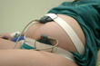 examination during the delivery, examinated woman