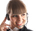 beautiful customer representative