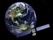 satellite et terre