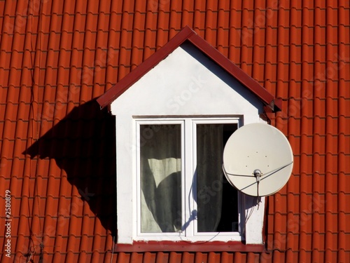 Photo: clear dish aerial clear dish aerial
