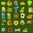 city objects icon set