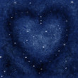 Illustration: heart from galaxy heart from galaxy