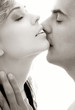 monochrome gentle kiss
