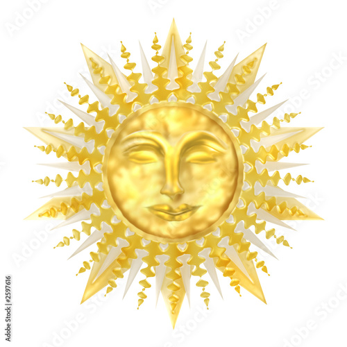 sun gold metallic mask