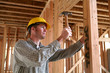 construction man using hammer