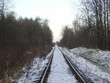 winter prospect of the railway.