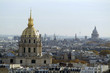 dome des invalides et pantheon depuis la tour eiffel