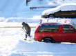man shoveling snow