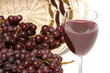 red grapes and wine in the glass red grapes and wine in the glass
