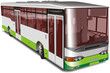 city bus isolated