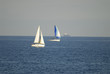sailing boats in celle ligure italy