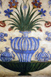 india, agra: fresco in a mausoleum india, agra: fresco in a mausoleum