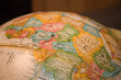 africa on globe africa on globe