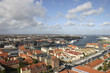 copenhagen view from height of the bird's flight,