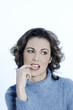 funny and interrogative woman