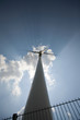 windmill, very wide perspective