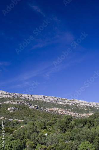 blue sky over the mountain blue sky over the mountain