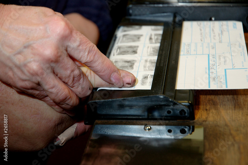 Photo: fingerprinting fingerprinting