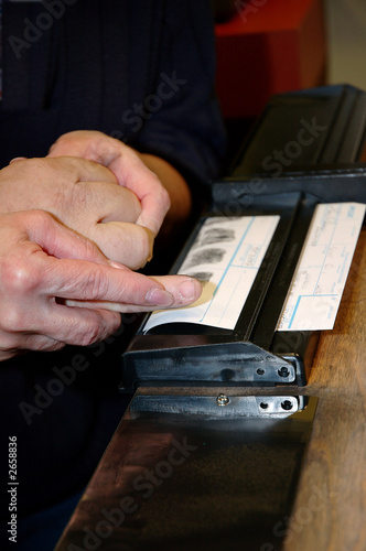 Photo: fingerprinting fingerprinting