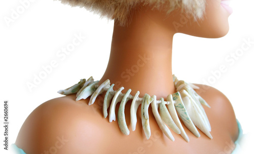 Photo: collier de coquillages collier de coquillages