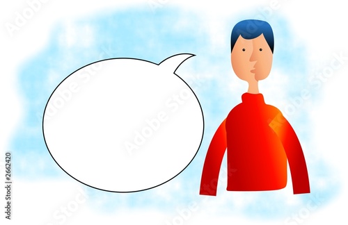 Illustration: something to say something to say