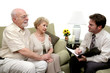 counseling session or salesman