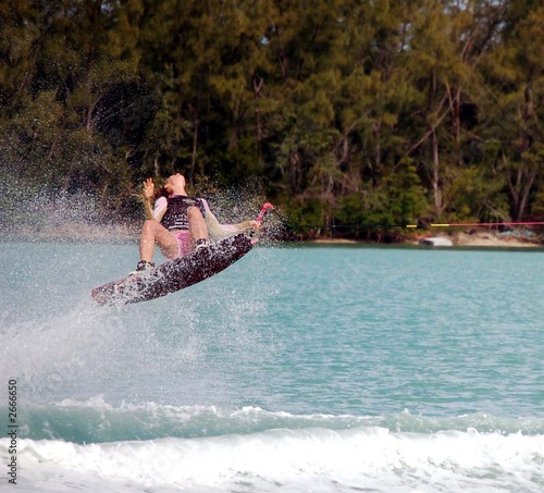 Photo: teen girl wake boarder teen girl wake boarder