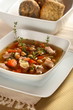 meat with vegetables and herbs