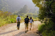 hiking scene