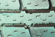 cllose-up of tire grooves