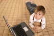 boy with the computer boy with the computer