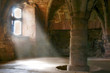 spring light through an ancient window