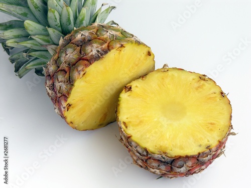 Photo: cut pineapple-fruit cut pineapple-fruit