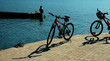 bike on bank