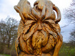 wooden face