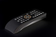 remote control on black