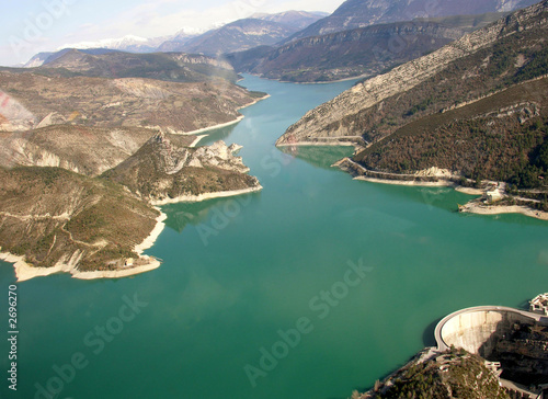 lac et barrage de castillon