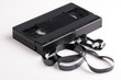 zerstörte video kassette