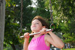 girl on playground