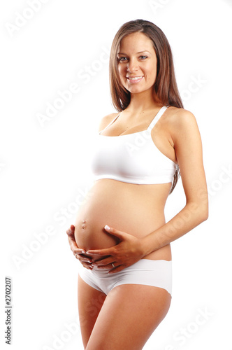 Photo: a beautiful pregnant woman a beautiful pregnant woman