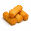 Photo: fried potato sticks isolated on white fried potato sticks isolated on white