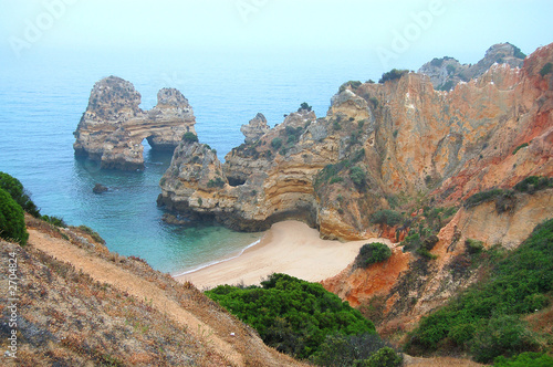 beach lagos fog