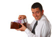 Foto: euros in a wallet euros in a wallet