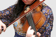 playing violin