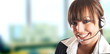 beautiful customer representative