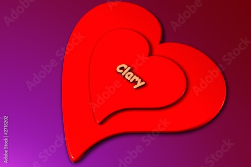 clary - 3d gerendertes herz