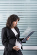 pregnant woman in the office