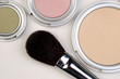 Foto: makeup brush and blush makeup brush and blush